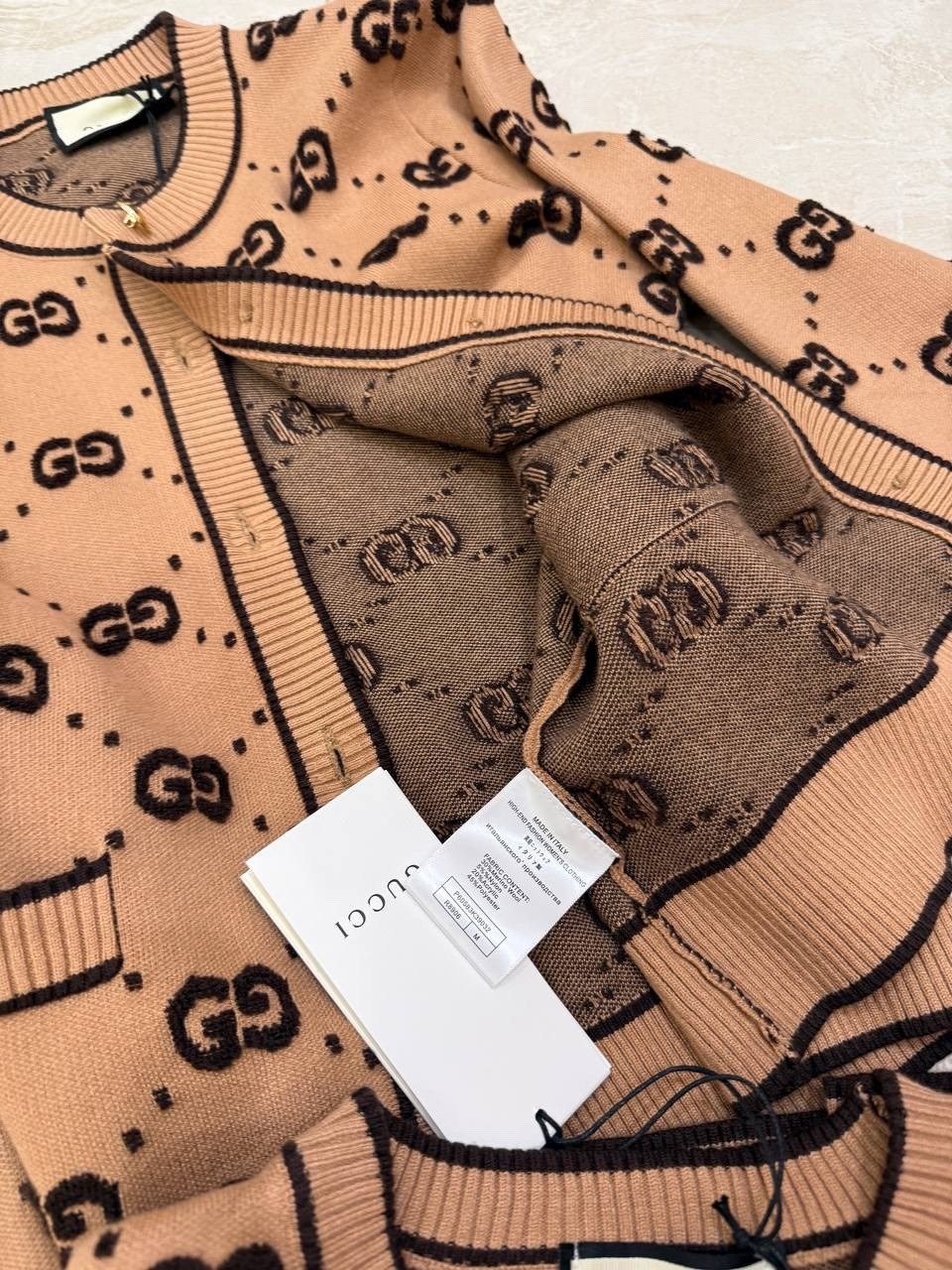 кардиган гуччи,кардиган гуччи коричневый,кардиган gucci,кофта гуччи,шерстяной кардиган gucci