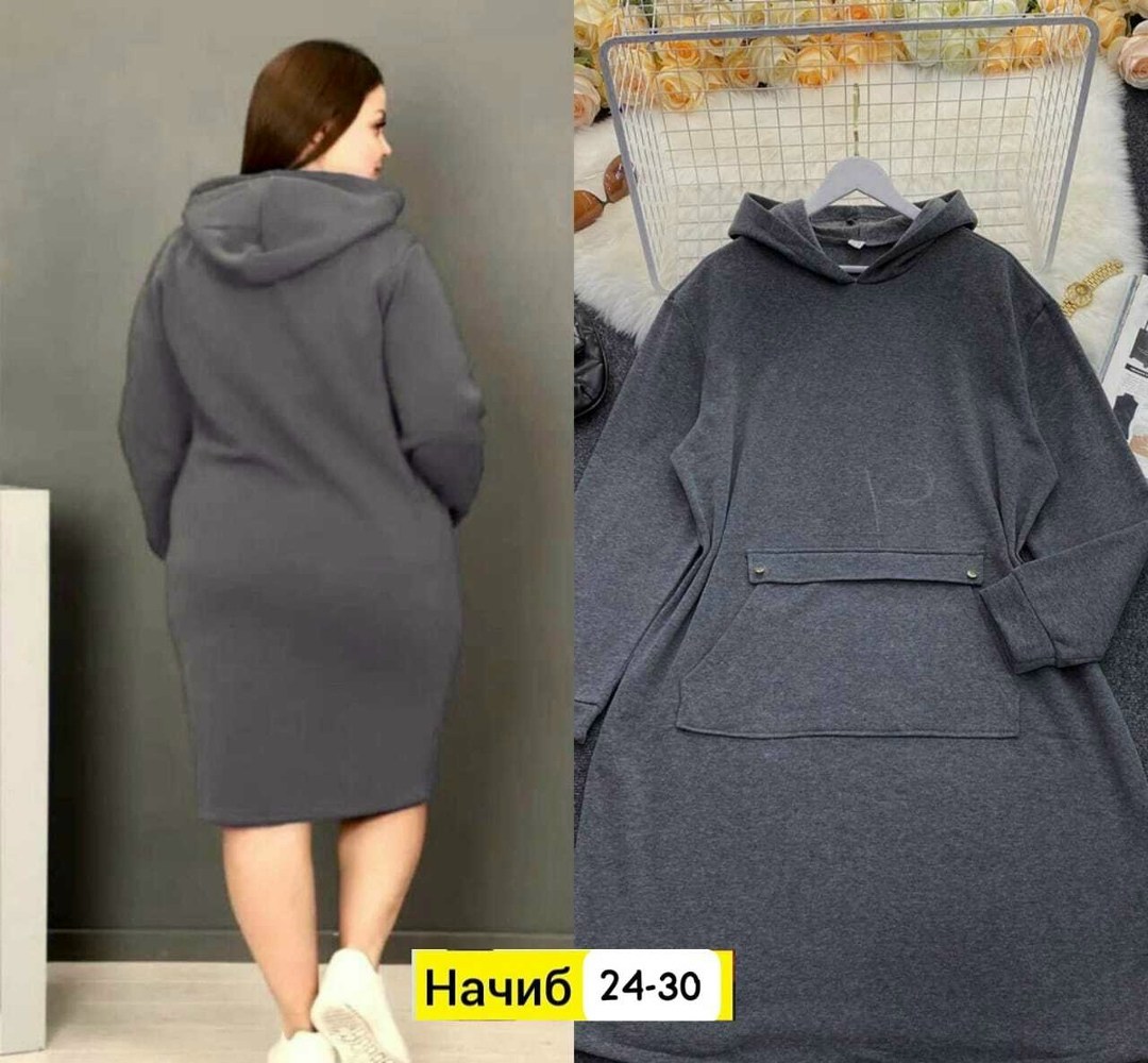 платье из флиса,платье флис,спортивное платье с капюшоном,платье теплое с капюшоном,платье женское с капюшоном