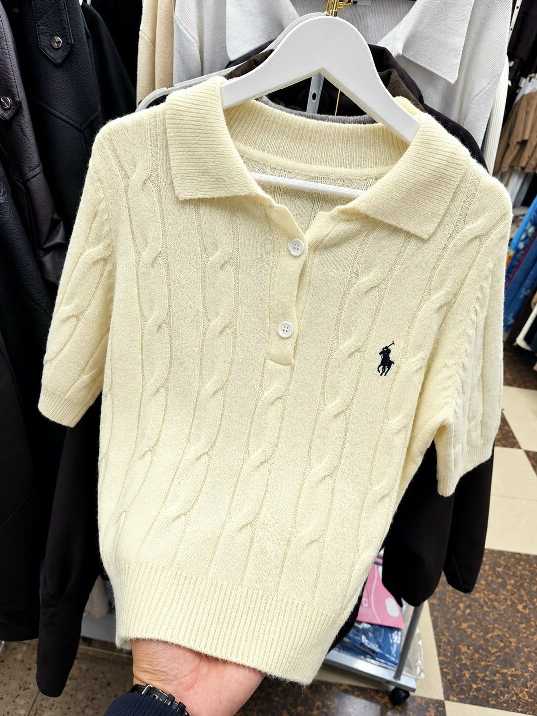 свитер поло,поло polo ralph lauren,свитер поло женский,вязаное поло,желтая рубашка