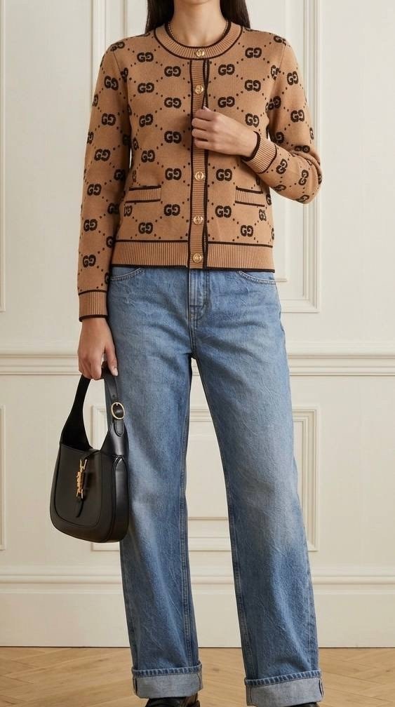 кардиган гуччи,кардиган гуччи коричневый,кардиган gucci,кофта гуччи,шерстяной кардиган gucci