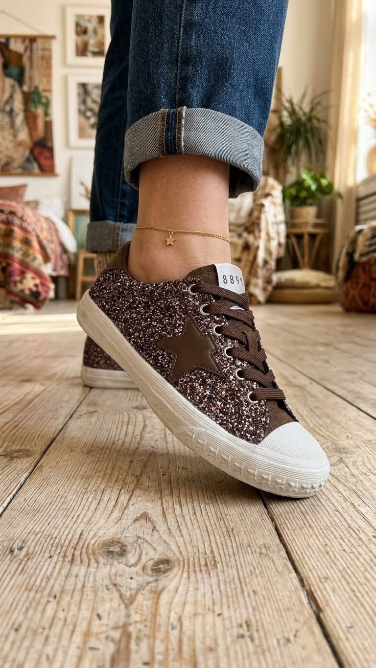 golden goose кеды super-star с кристаллами черный,,golden goose black glitter sneakers,golden goose ssense exclusive black glitter superstar sneakers,голден гус кеды черные