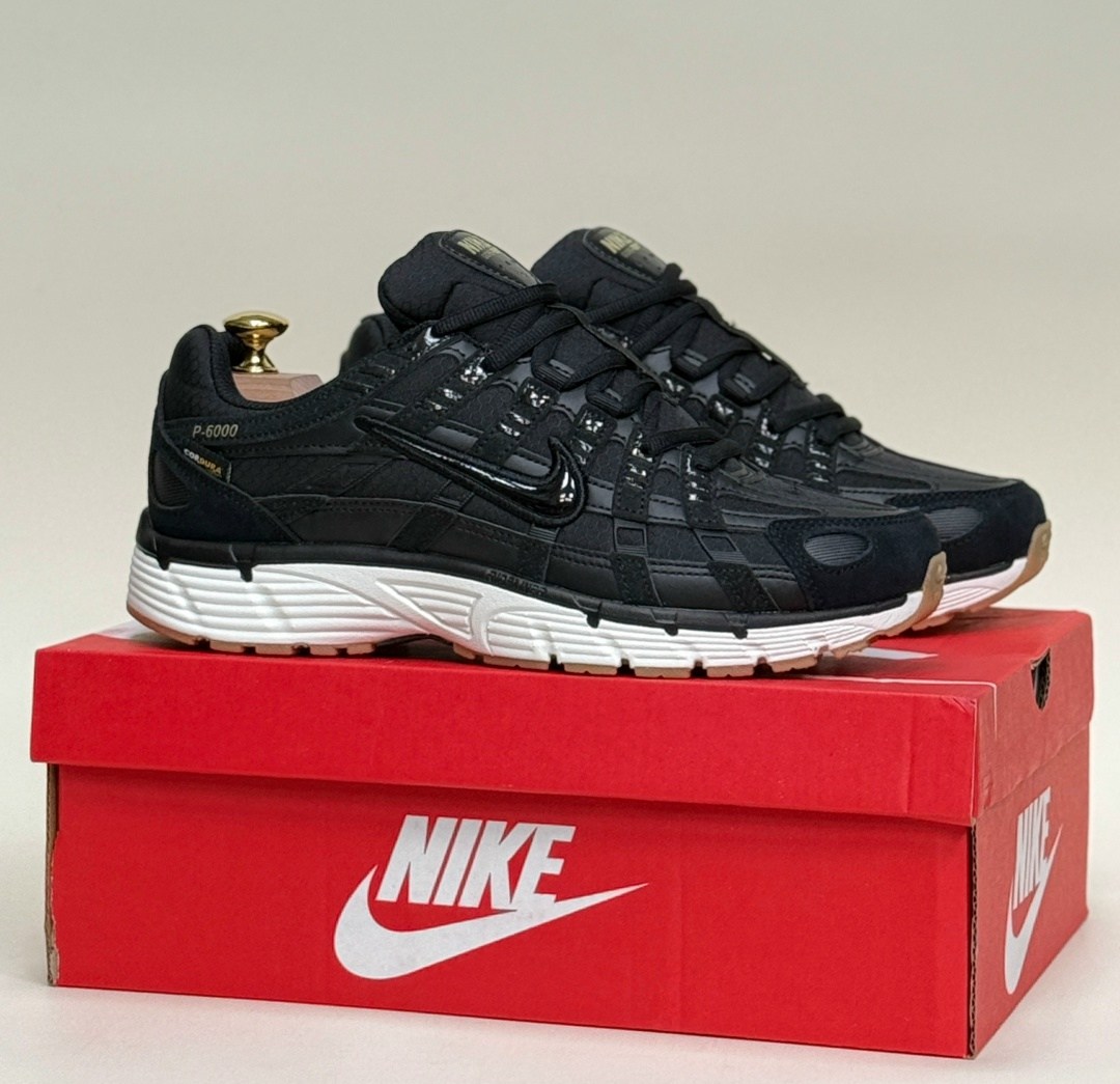 кроссовки nike p-6000 черные,кроссовки nike p-6000,nike p6000 triple black,кроссовки p-6000 black white черный,nike p 6000 gore tex