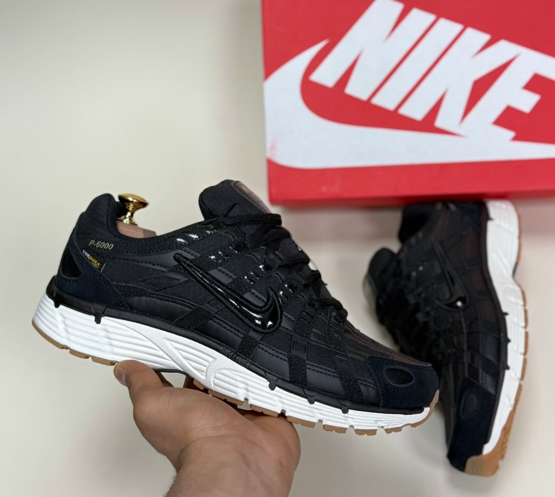 кроссовки nike p-6000 черные,кроссовки nike p-6000,nike p6000 triple black,кроссовки p-6000 black white черный,nike p 6000 gore tex
