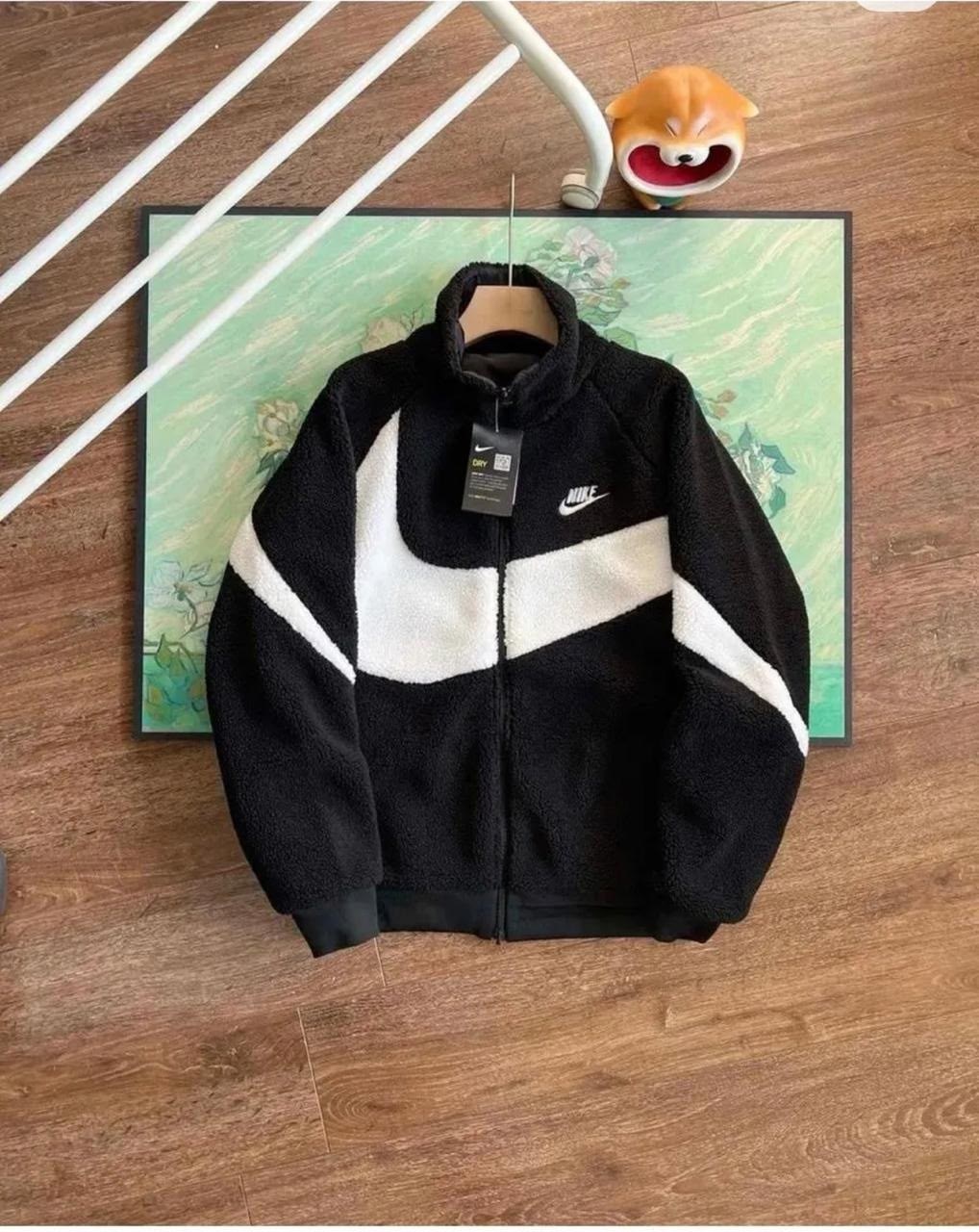 nike big swoosh reversible fleece jacket,куртка nike барашек,куртка двухсторонняя nike,nike big swoosh fleece jacket,флисовая куртка nike