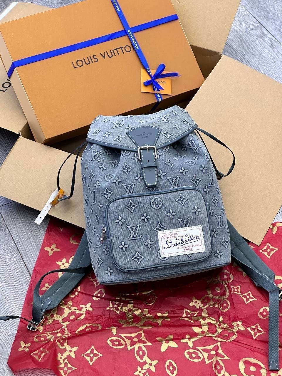 рюкзак louis vuitton,сумка - рюкзак louis vuitton denim,рюкзак женский louis vuitton,рюкзак луи виттон,луи виттон кристофер рюкзак
