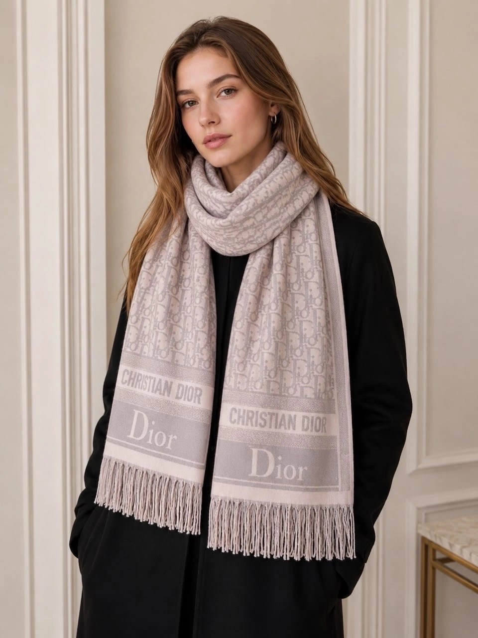 шарф dior,палантины dior,диор шарф,шарфик диор,кашемировый шарф