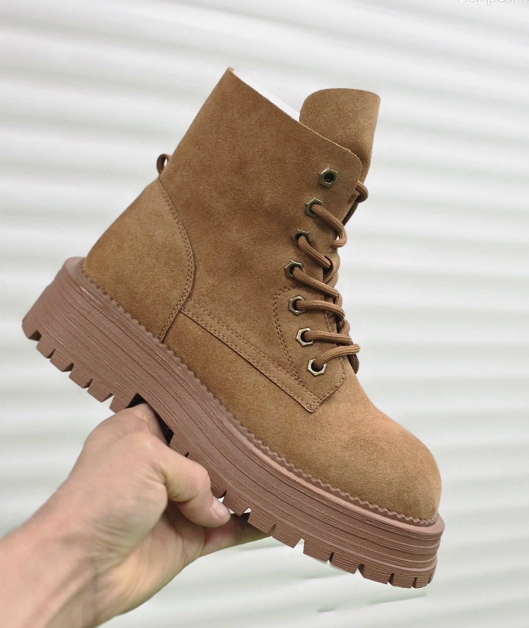 ,женские ботинки, женская,замшевые ботинки,ботинки замшевые 38 коричневые в стиле баленсиага