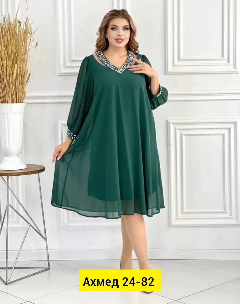 шифоновое платье большого размера binmoda,шифоновое платье большого размера,платье женская,платье шифон,платье для красивых дам