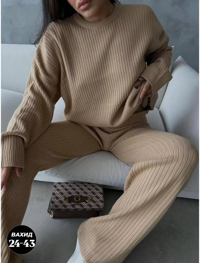 трикотажный костюм двойка qu style,кашемировый женский костюм двойка,женские костюмы,костюм двойка кашемир,женский трикотажный костюм двойка от qu style