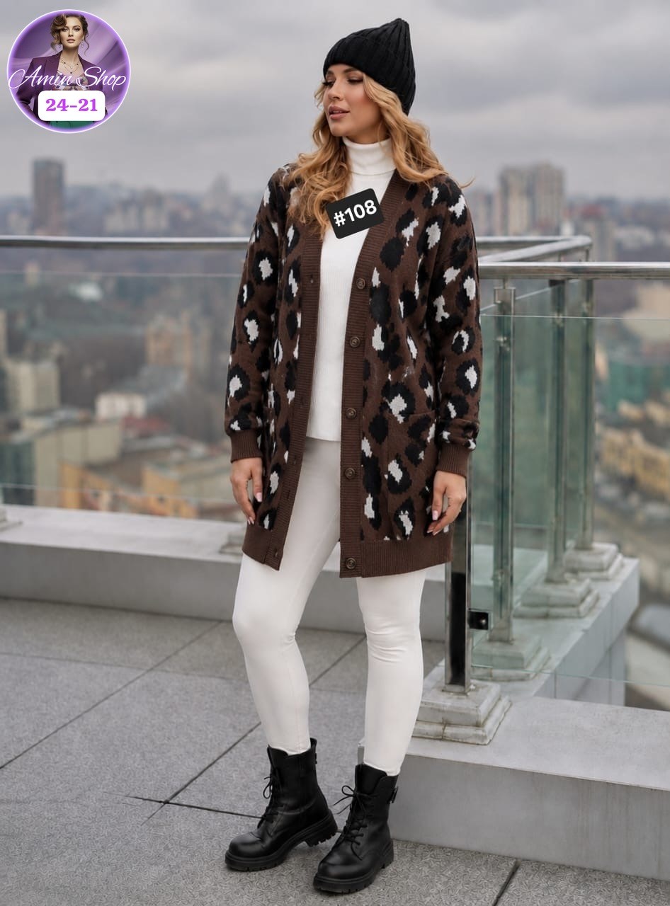 женские кардиганы,вязаный женский кардиган,кардиган marks and spencer женский леопардовый,вязаные кардиганы,женский кашемировый кардиган с леопардовым принтом