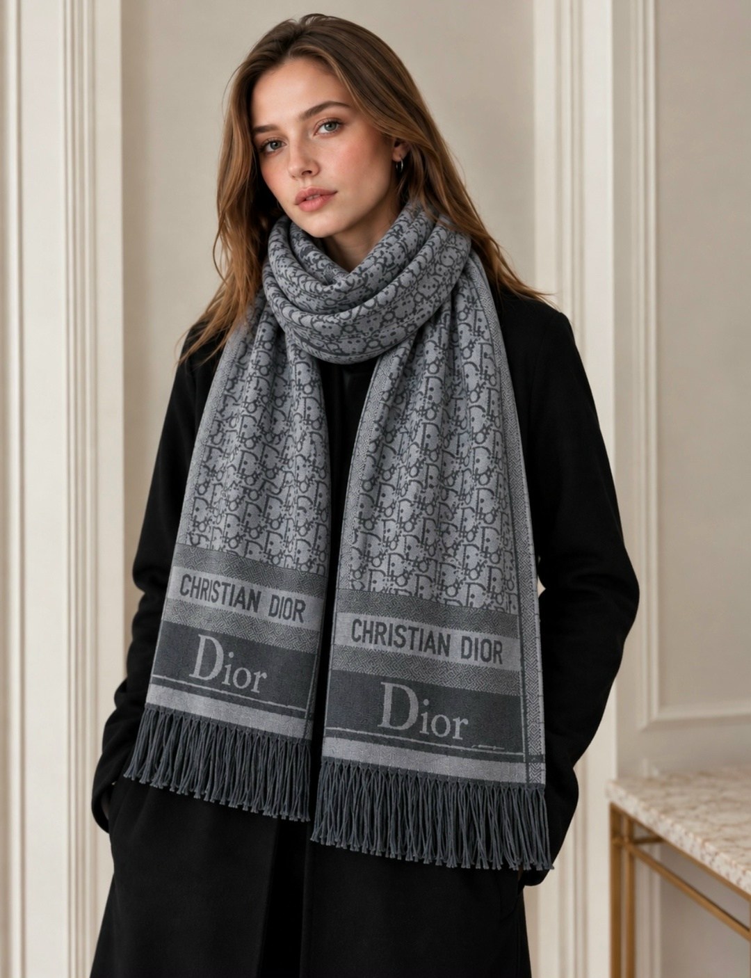 шарф dior,палантины dior,диор шарф,шарфик диор,кашемировый шарф