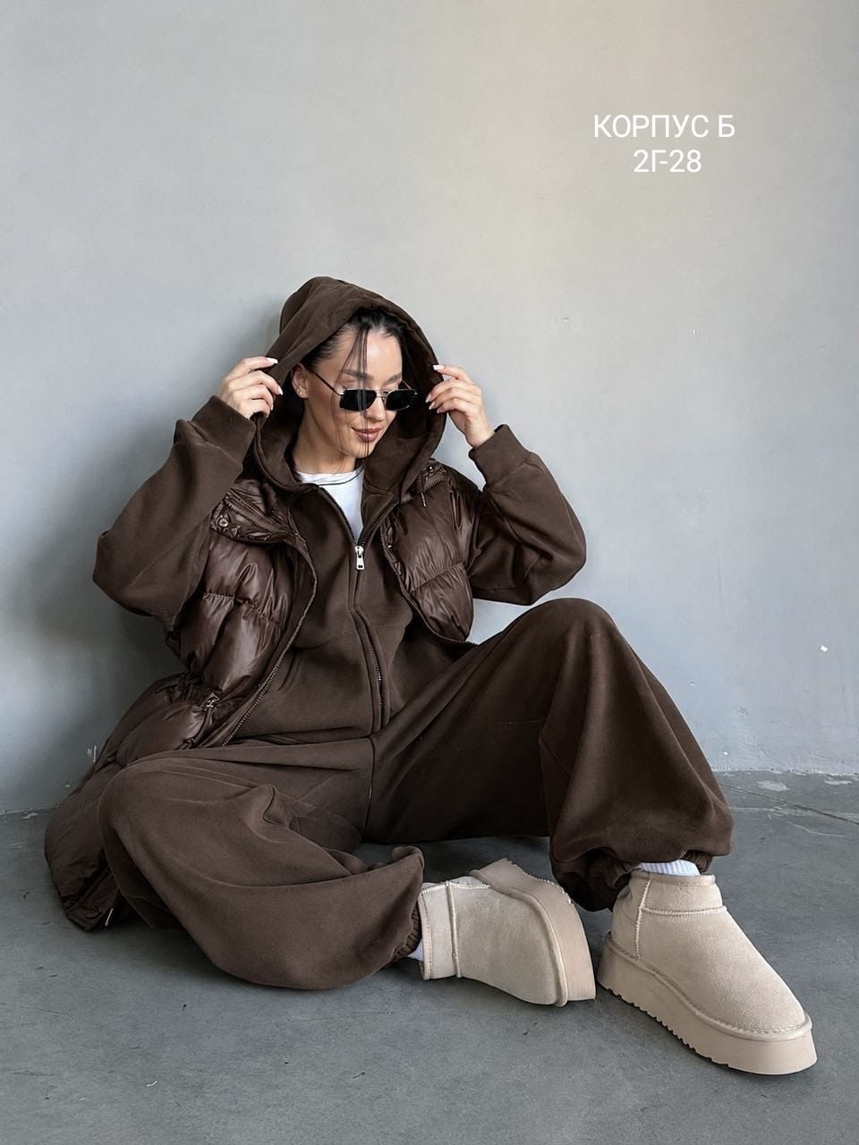 celine женский костюм на флисе кофейного цвета,cпортивный костюм женский на флисе,женские костюмы на флисе,костюм на флисе,теплый костюм на флисе
