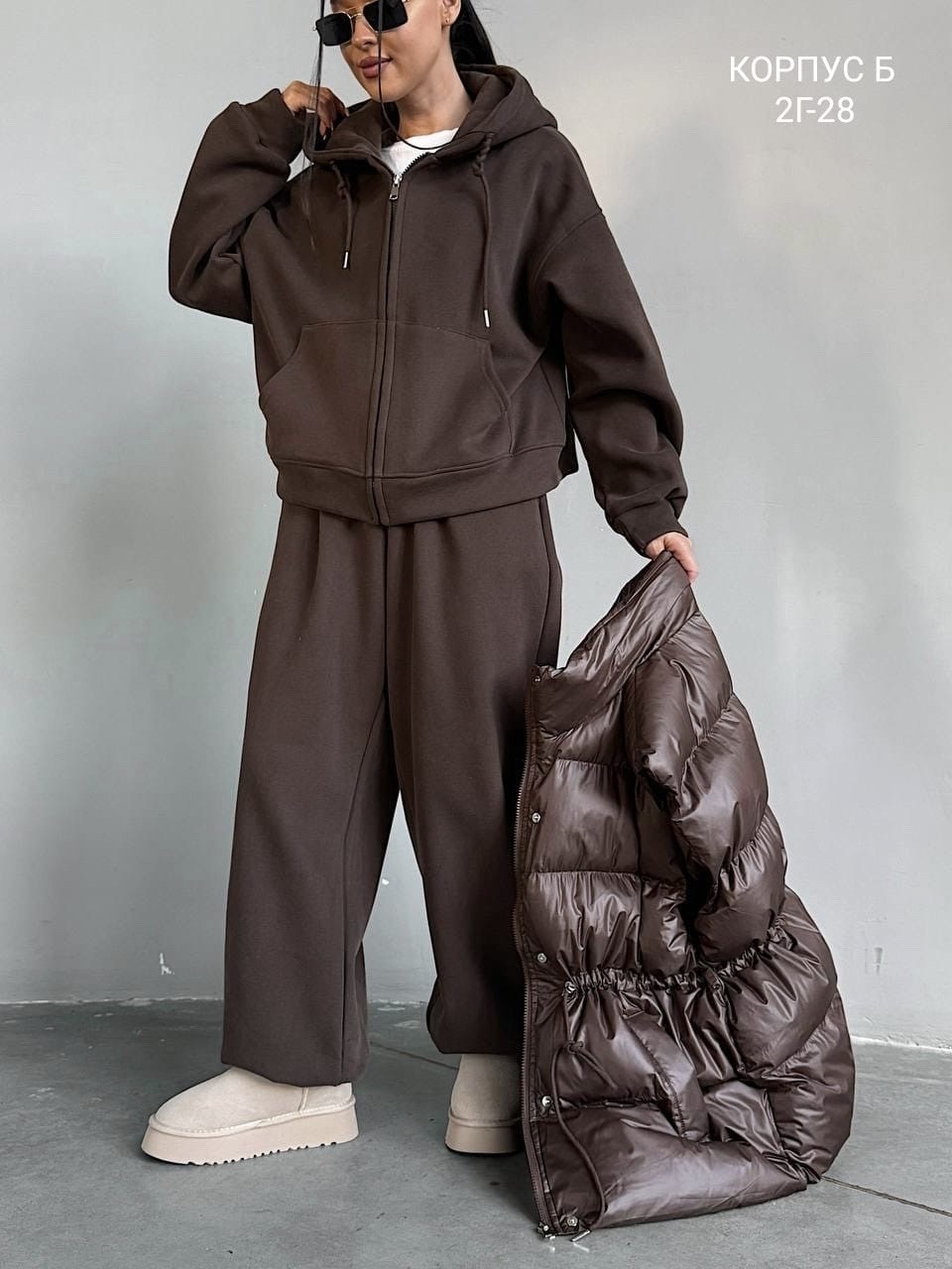 celine женский костюм на флисе кофейного цвета,cпортивный костюм женский на флисе,женские костюмы на флисе,костюм на флисе,теплый костюм на флисе