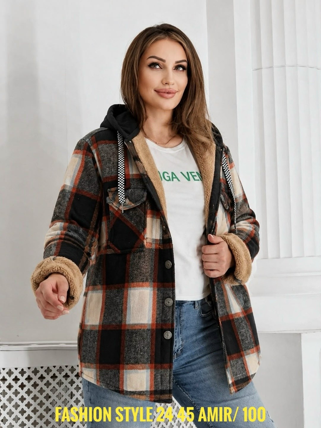 худи теплая в клетку удлиненная на меху tanhia fashion,теплая кофта,кофта женская,рубашка оверсайз теплая в клетку удлиненная,рубашка оверсайз теплая в клетку