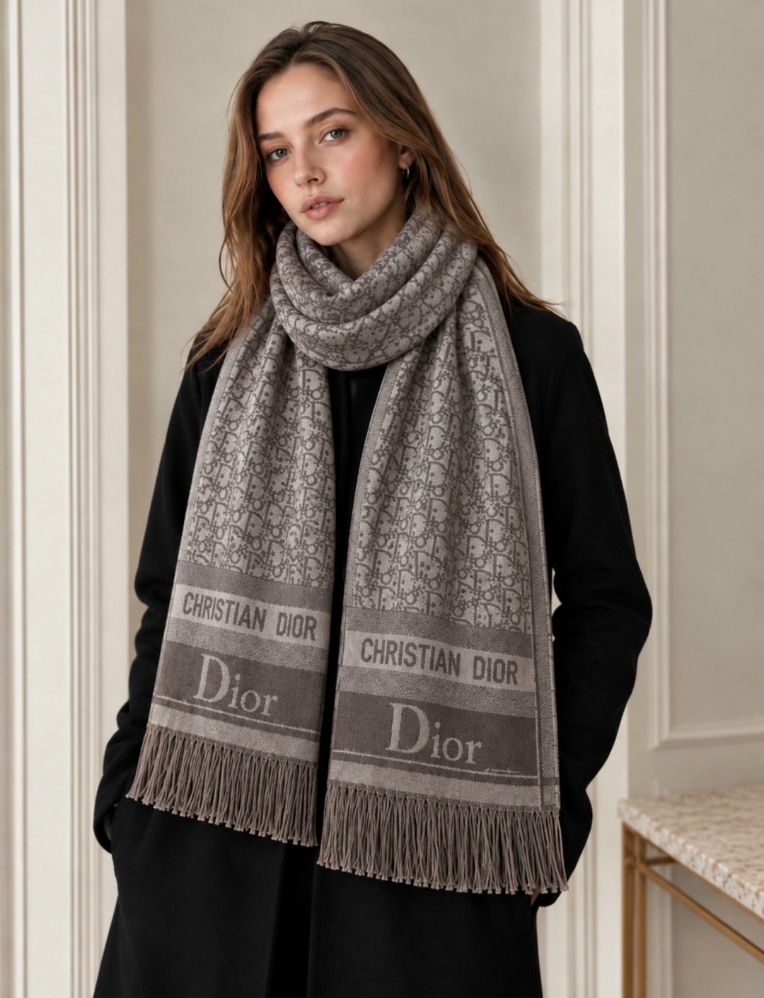 шарф dior,палантины dior,диор шарф,шарфик диор,кашемировый шарф