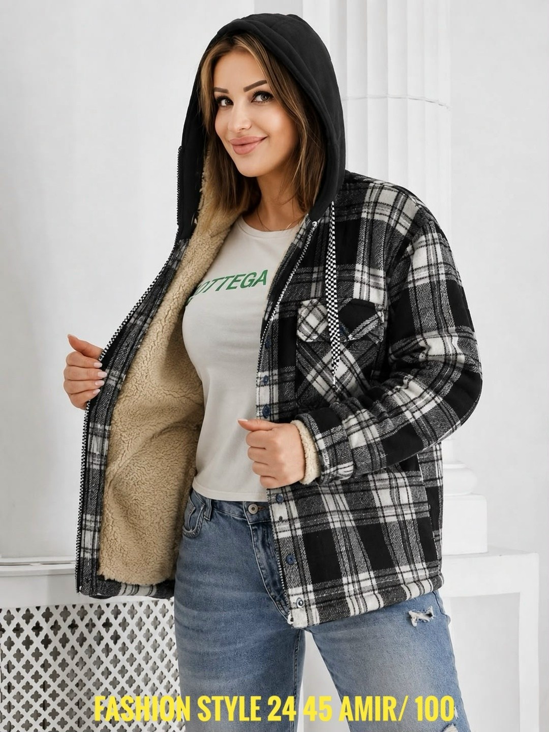 худи теплая в клетку удлиненная на меху tanhia fashion,теплая кофта,кофта женская,рубашка оверсайз теплая в клетку удлиненная,рубашка оверсайз теплая в клетку