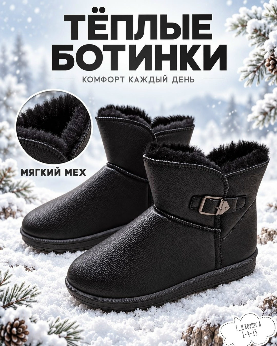 мужские зимние ботинки,угги мужские, мужская зимняя,,теплая