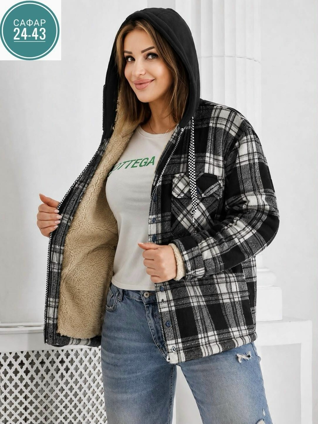 худи теплая в клетку удлиненная на меху tanhia fashion,женская кофта,худи теплая в клетку удлиненная на меху ma&di angel 251621831,рубашка теплая в клетку удлиненная,рубашка женская теплая