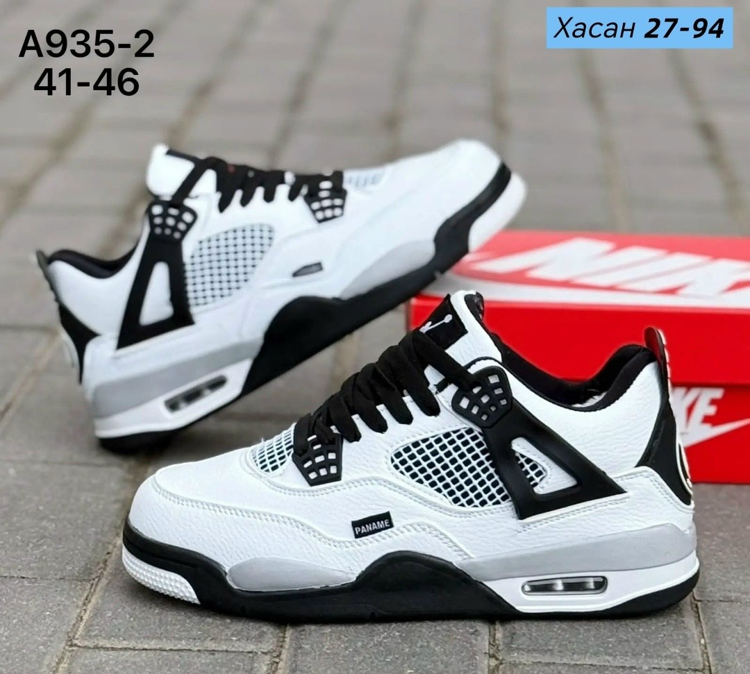 кроссовки,кроссовки мужские,кроссовки nike air jordan 4 retro,,мужская  кроссовки