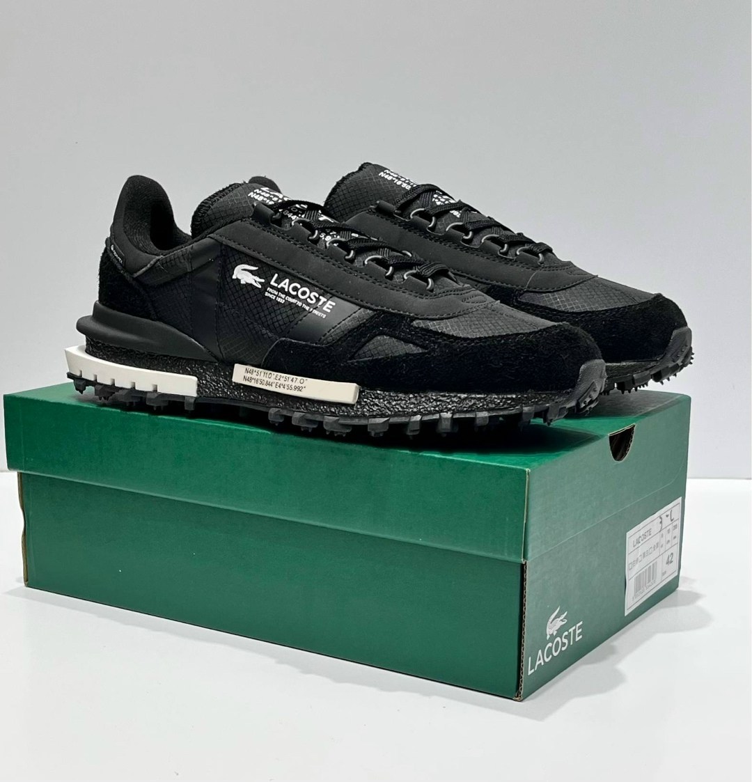 кроссовки lacoste,кроссовки elite active lacoste,кроссовки мужские lacoste,lacoste elite active 224 чёрные кроссовки для мужчин,мужские кроссовки lacoste elite active 223 2 sma