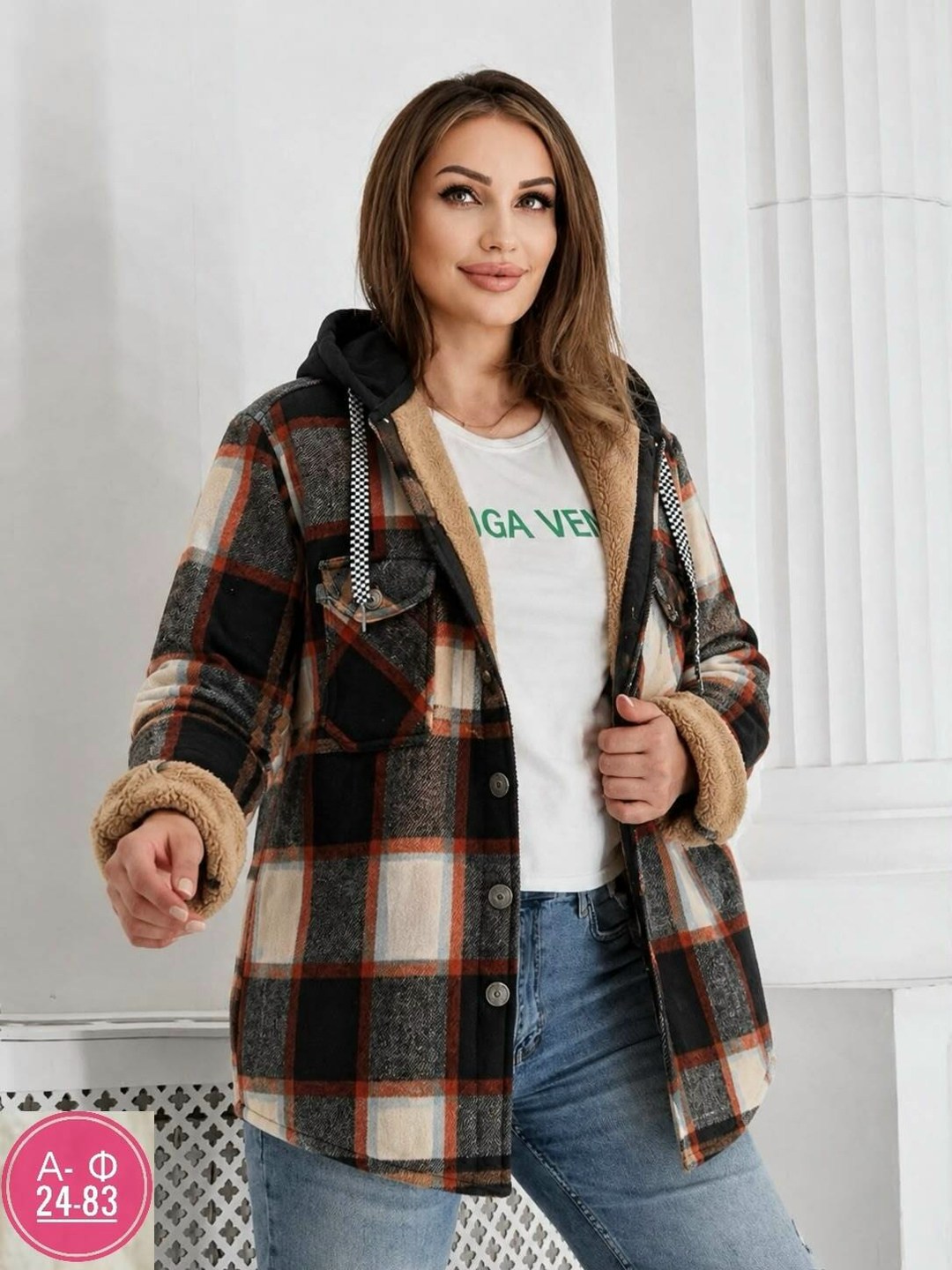 худи теплая в клетку удлиненная на меху tanhia fashion,теплая кофта,женская кофта,рубашка оверсайз теплая в клетку,рубашка оверсайз теплая в клетку удлиненная