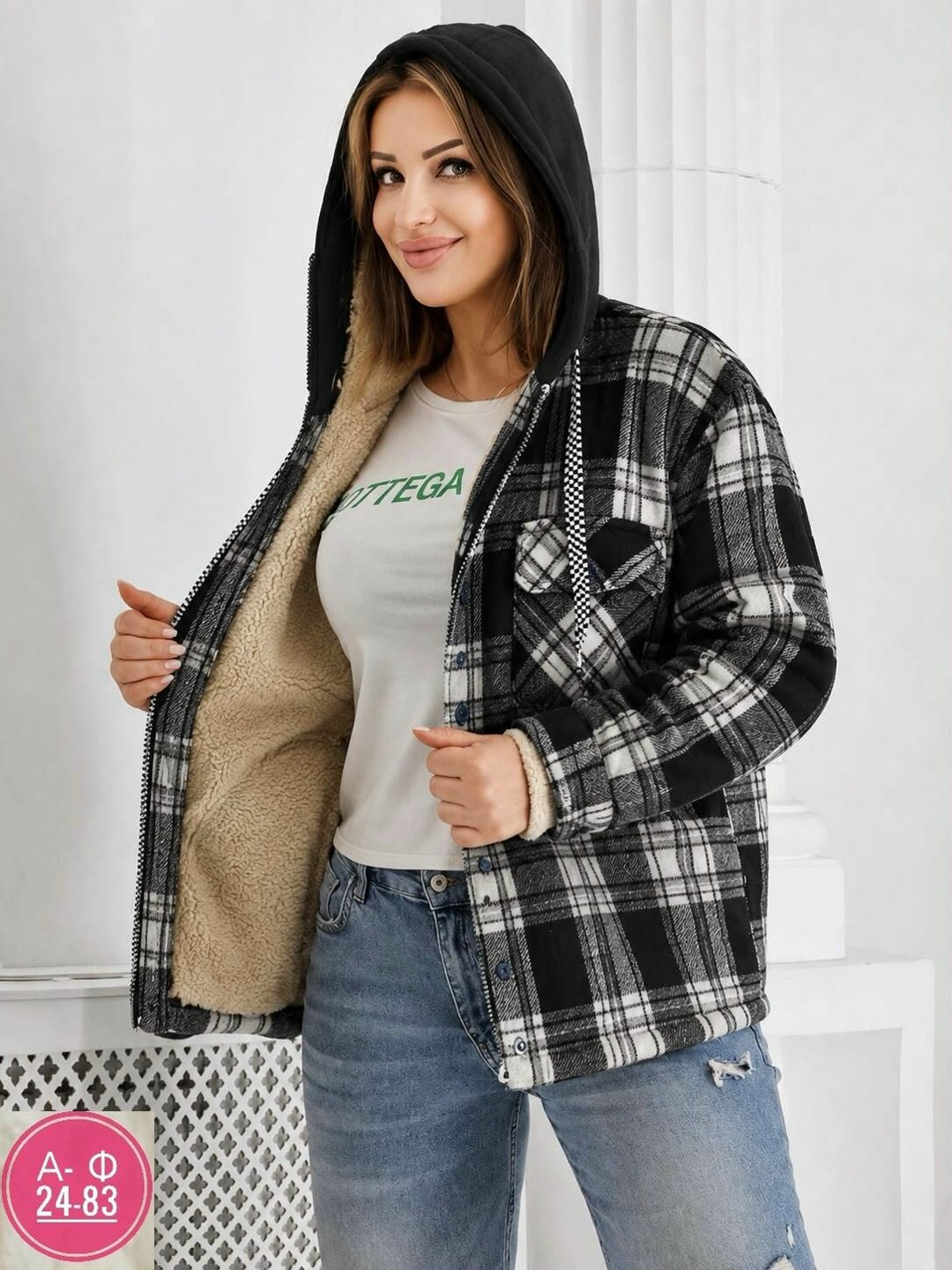 худи теплая в клетку удлиненная на меху tanhia fashion,теплая кофта,женская кофта,рубашка оверсайз теплая в клетку,рубашка оверсайз теплая в клетку удлиненная