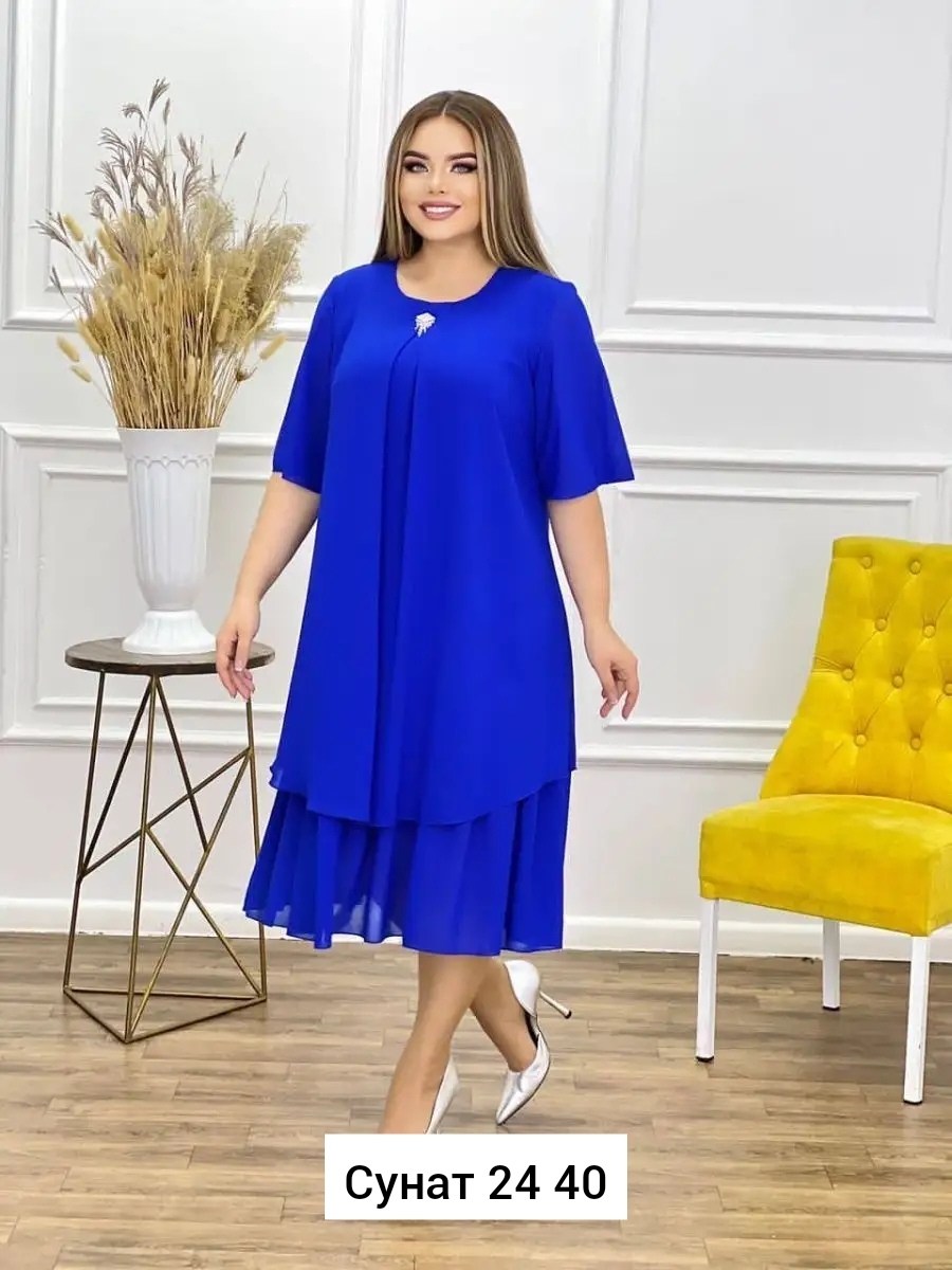 шифоновое платье большого размера binmoda,платье нарядное,платье женское,платье женское больших размеров,платье
