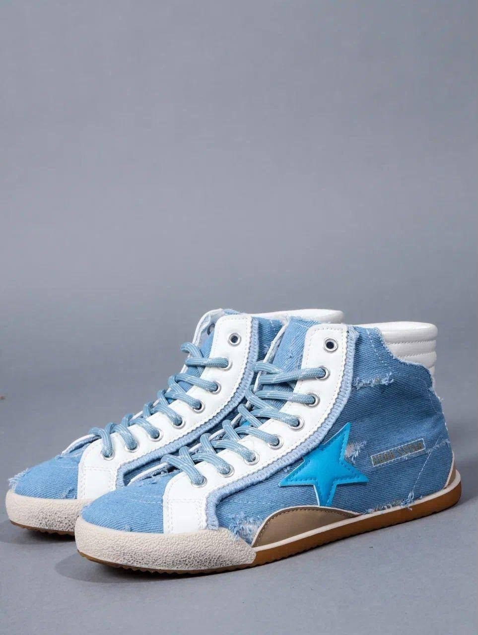 кроссовки golden goose mid star,кроссовки golden goose,кеды golden goose,golden goose sneakers,golden goose высокие кеды с логотипом