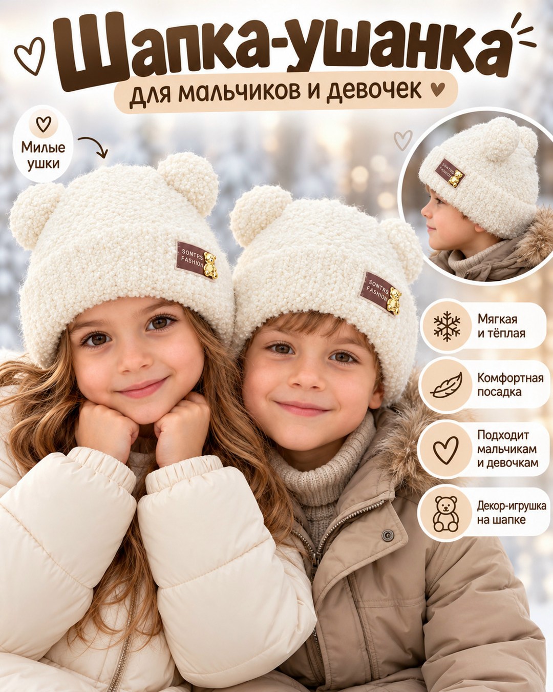 шапка вязаная,комплект шапки,зимняя детская шапка,вязаные шапочки,шапка детская вязаная