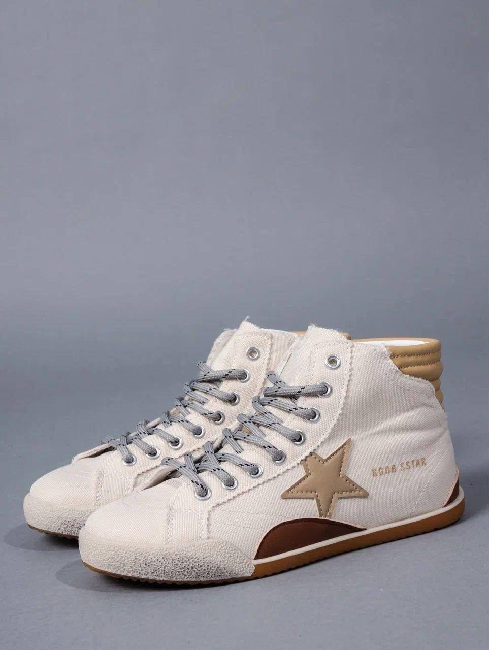 кроссовки golden goose mid star,кроссовки golden goose,кеды golden goose,golden goose sneakers,golden goose высокие кеды с логотипом