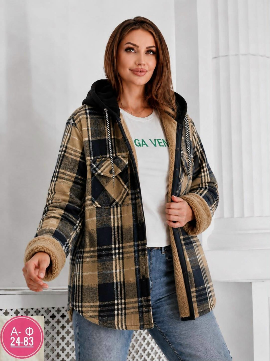 худи теплая в клетку удлиненная на меху tanhia fashion,теплая кофта,женская кофта,рубашка оверсайз теплая в клетку,рубашка оверсайз теплая в клетку удлиненная