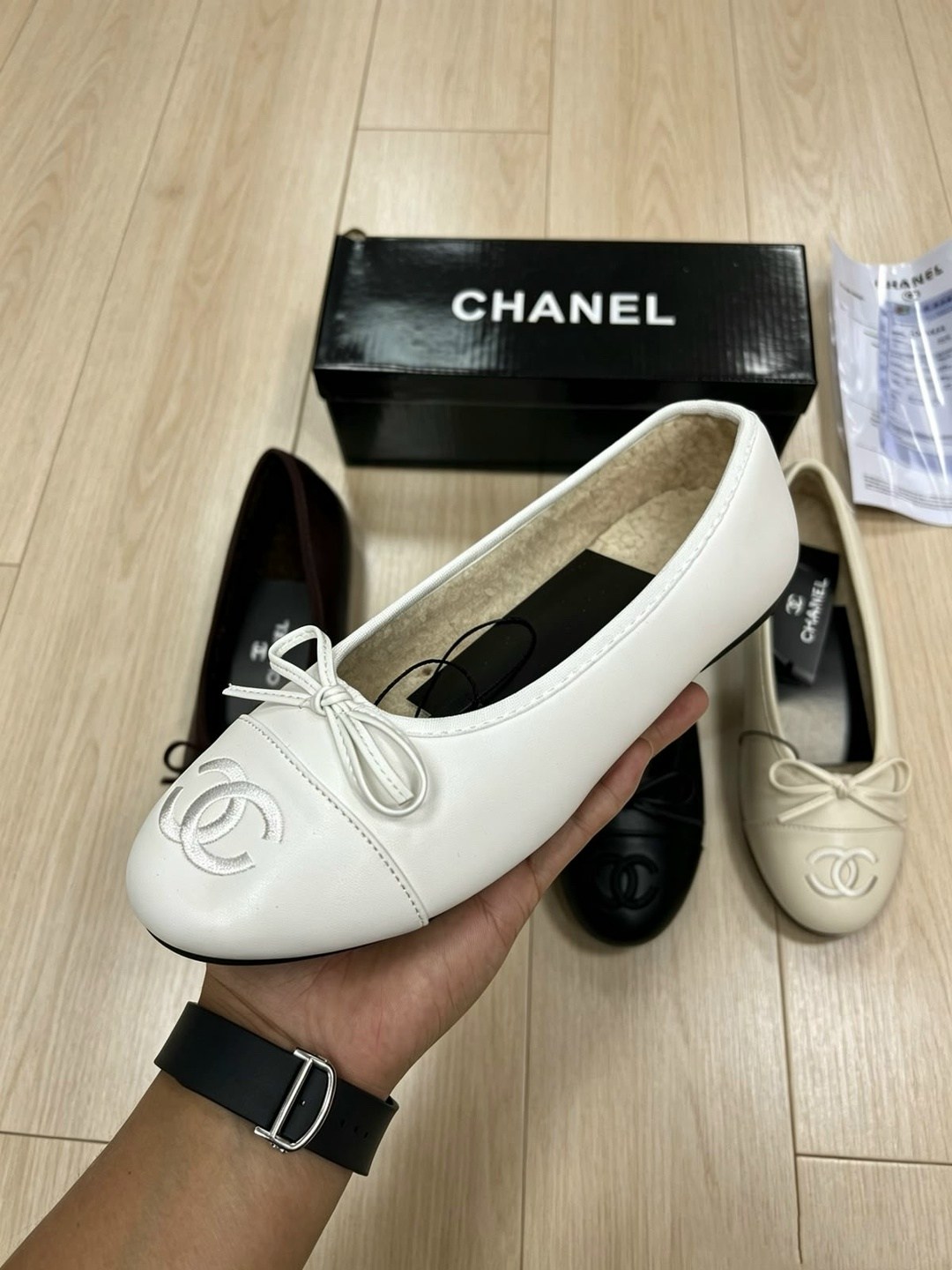 балетки chanel,туфли chanel,шанель балетки,,chanel бежевые кожаные балетки для женщин