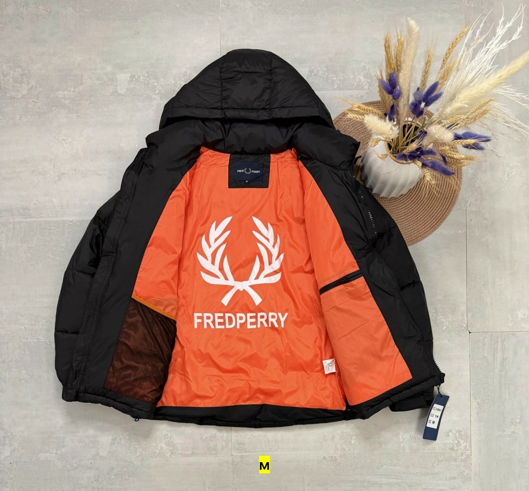 пуховик утепленный зимний куртка fred perry,мужская зимняя куртка,куртка пуховик мужская,куртка демисезонная,куртка зимняя