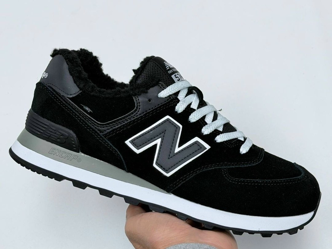 кроссовки new balance 574,кроссовки new balance 574 с мехом черные,зимние кроссовки new balance 574,кроссовки new balance 574 зимние замшевые черные,кроссовки new balance