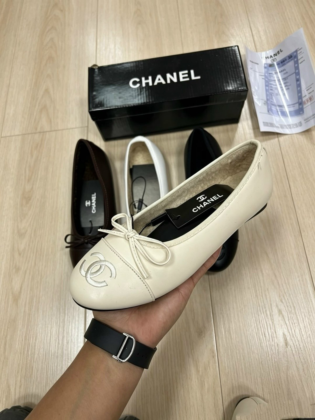 балетки chanel,туфли chanel,шанель балетки,,chanel бежевые кожаные балетки для женщин