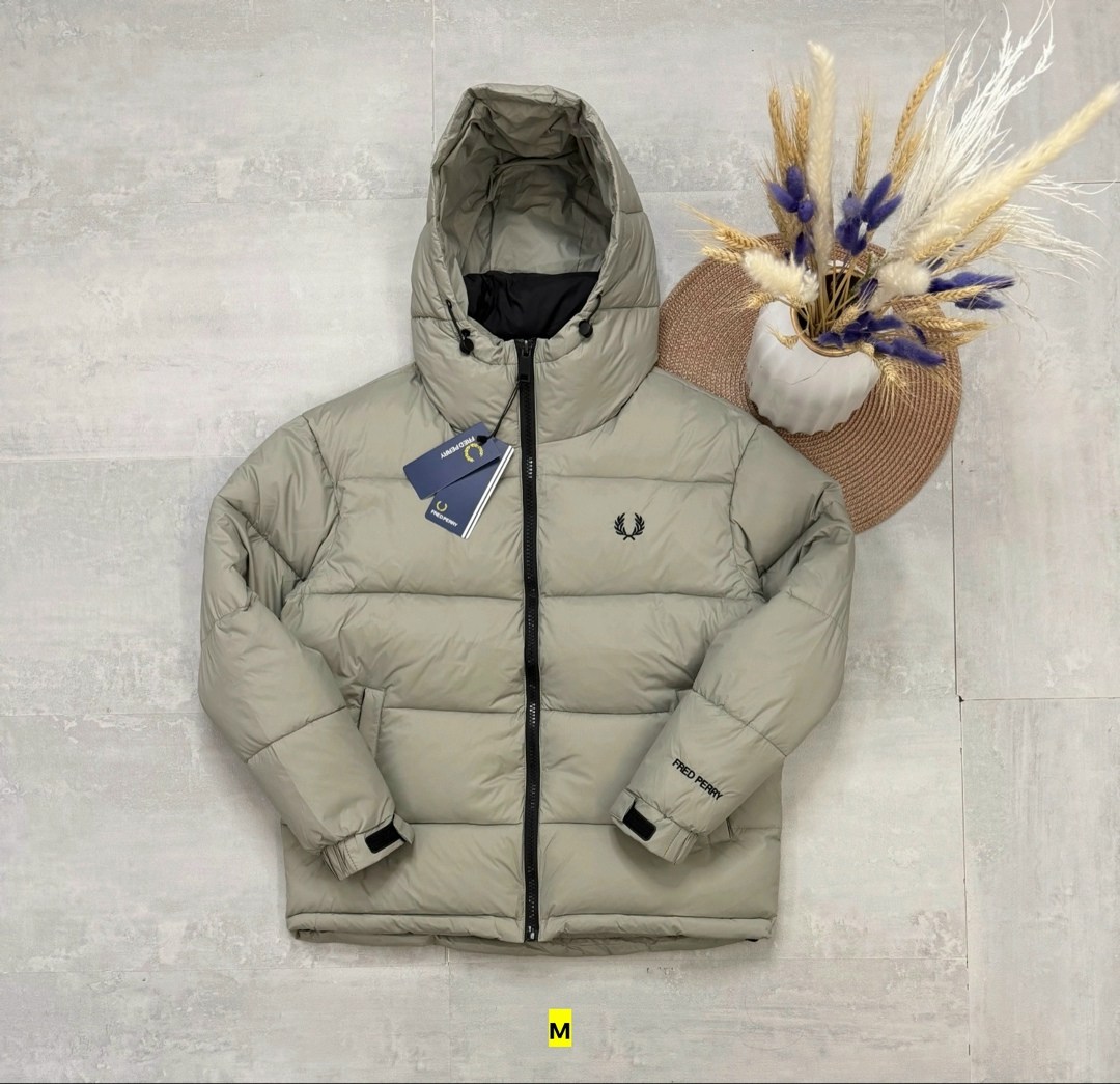 пуховик утепленный зимний куртка fred perry,мужская зимняя куртка,куртка пуховик мужская,куртка демисезонная,куртка зимняя