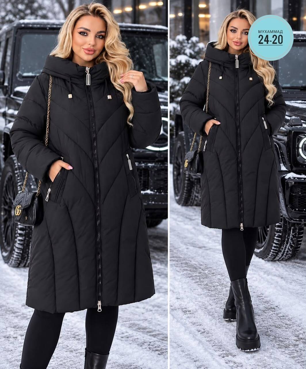 куртка женская зимняя,куртка зимняя женская больших размеров bloom fashion,женская куртка,удлиненная зимняя куртка,зимняя куртка