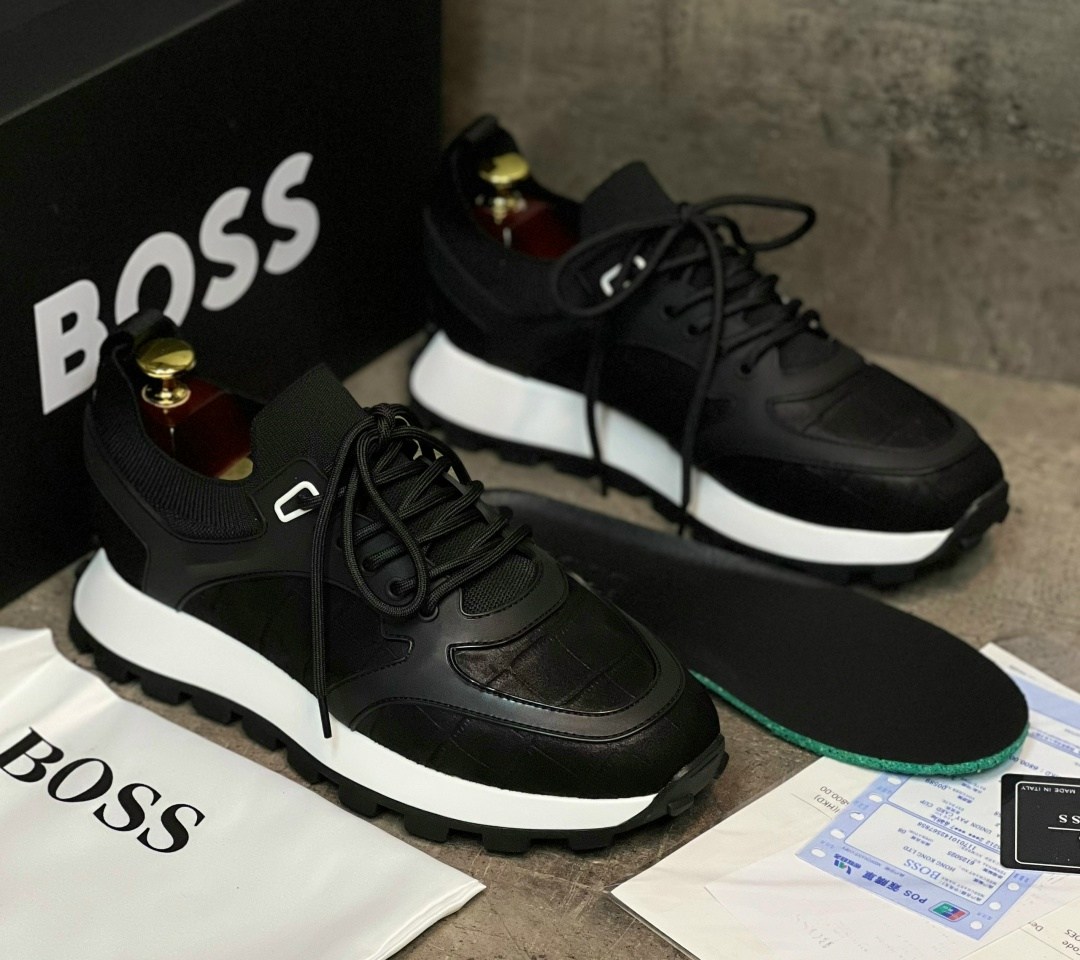 кроссовки boss,кроссовки boss кроссовки,мужские кроссовки,кроссовки босс,мужские повседневные удобные кроссовки boss черный
