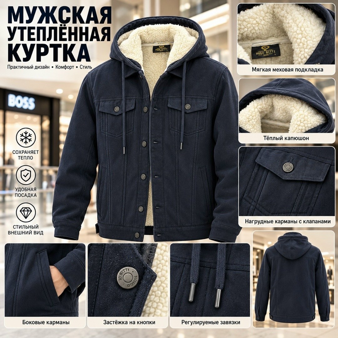 джинсовая куртка с капюшоном мужская,джинсовая куртка с капюшоном утепленная мужская,джинсовая куртка,мужская джинсовая куртка,джинсовая куртка с капюшоном