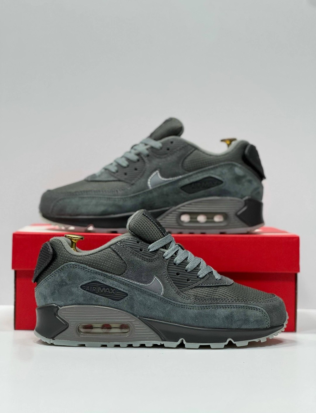 кроссовки nike air max 90,мужские кроссовки nike air max 90,nike air max 90 серые,кроссовки,кроссовки nike air max 90 terrascape