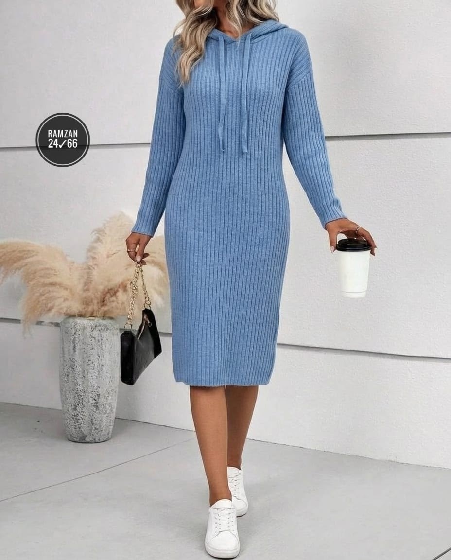 вязаные платья,платье-свитер с капюшоном для женщин,трикотажное платье,платье с капюшоном,теплое платье свитер