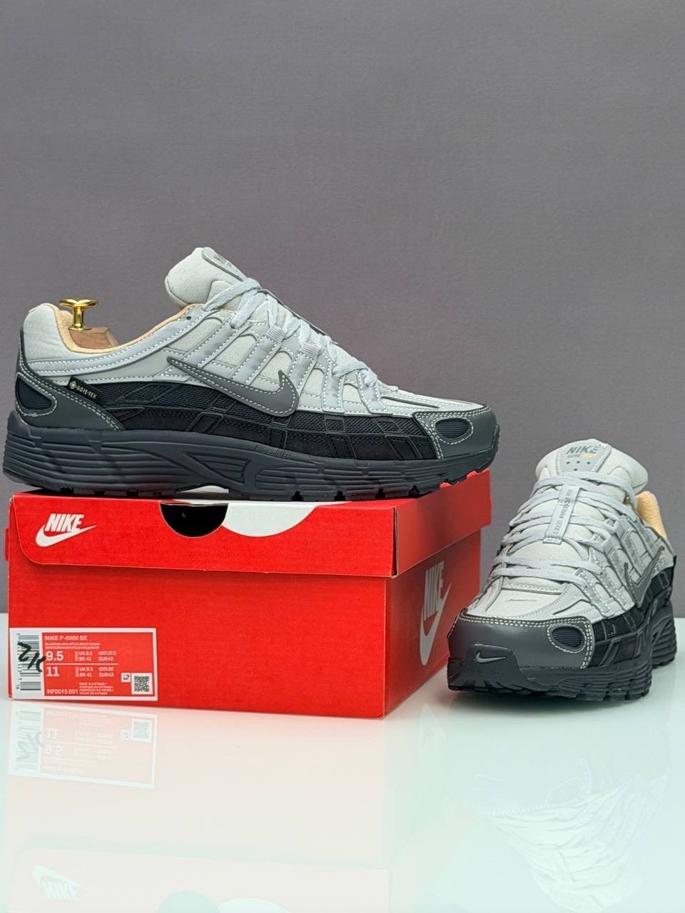 кроссовки nike p-6000,мужские кроссовки nike,nike p-6000,кроссовки nike p6000 grey / black,nike p 6000 серые