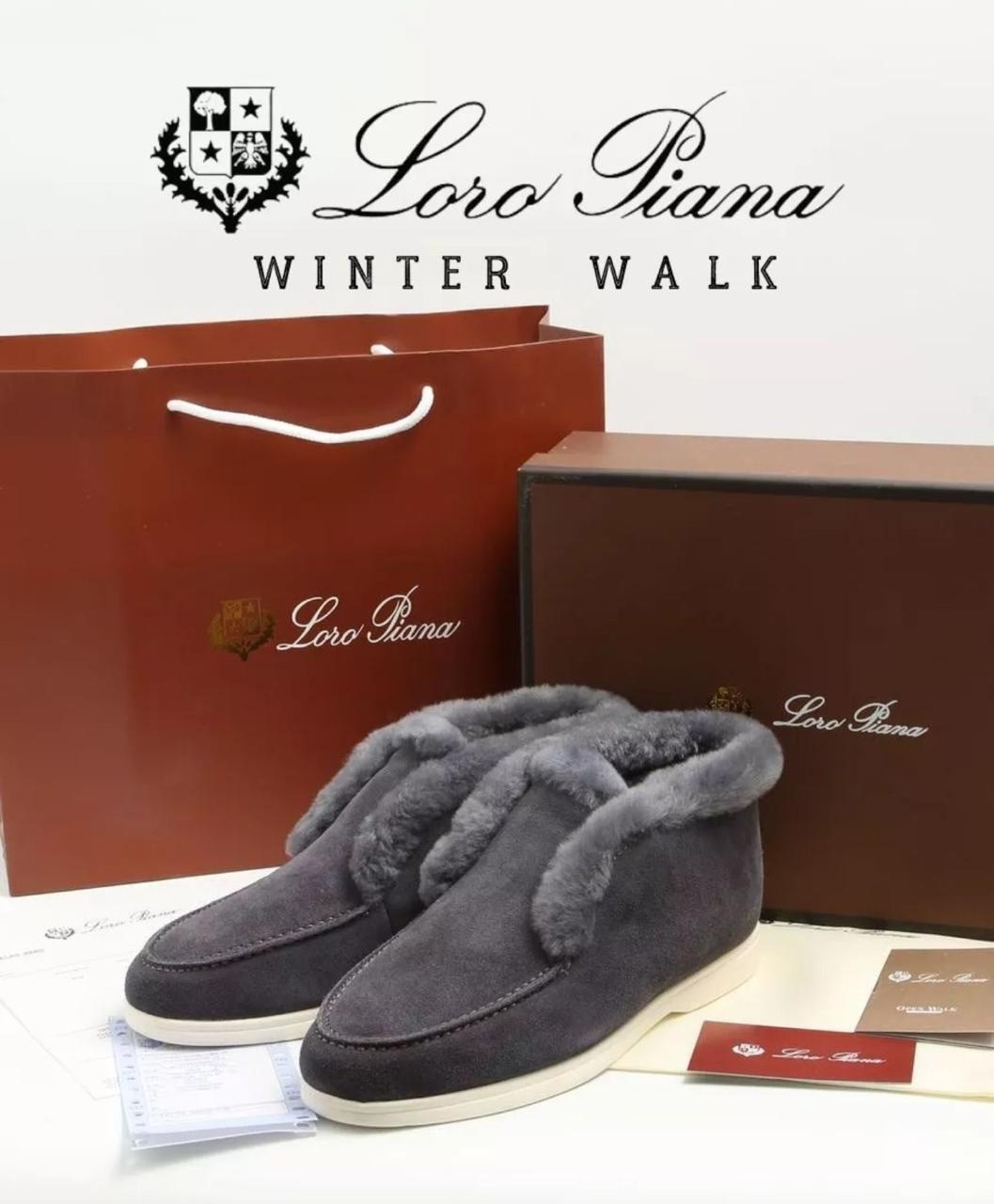 зимние замшевые ботинки loro piana open walk бежевые с мехом,женские лоферы loro piana open walk с мехом,лоферы loro piana зимние,лоферы loro piana с мехом,ботинки loro piana