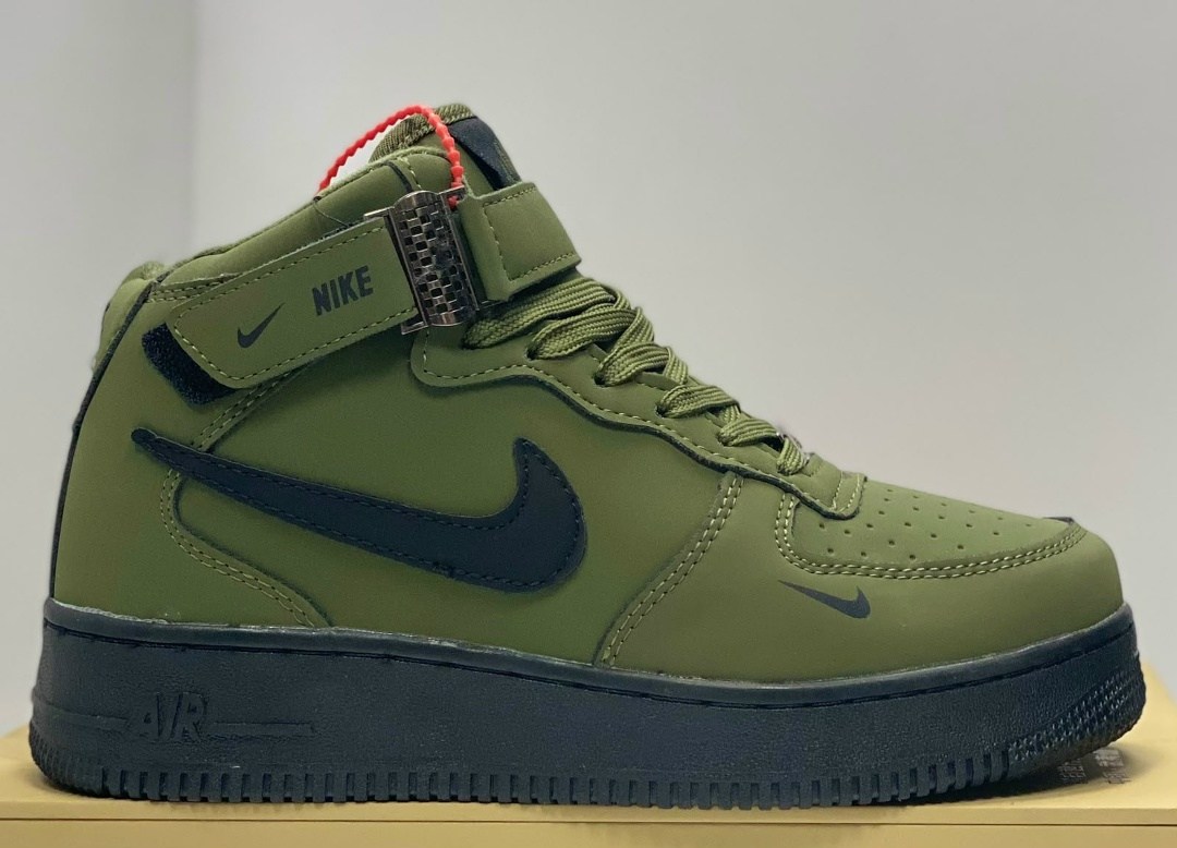 кроссовки зимние nike air force 1 mid,зимние кроссовки nike air force,зимние кроссовки nike air force 1,nike air force 1 mid,кроссовки nike air force 1 mid olive / brown with fur