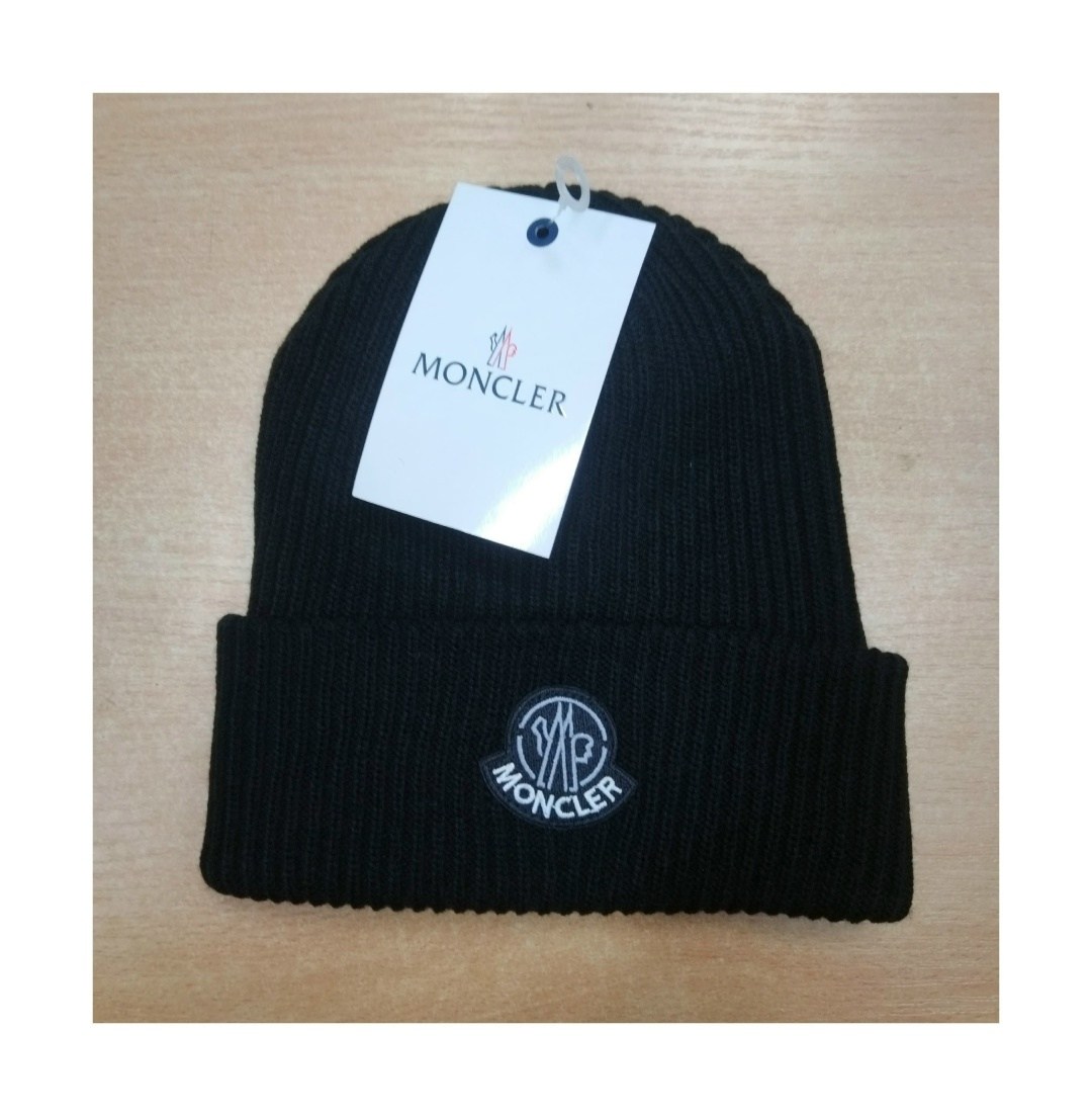 moncler шапка,шапка moncler мужская,moncler шапка бини с нашивкой-логотипом серый,шапка с подворотом премиум moncler,moncler шапка бини с нашивкой-логотипом черный