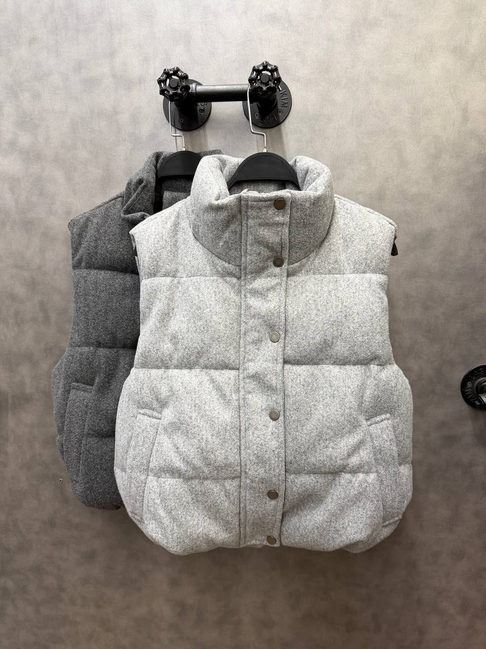 жилет утепленный оверсайз осенний umo shop,жилетка женская,жилет,стильная жилетка,жилет теплый