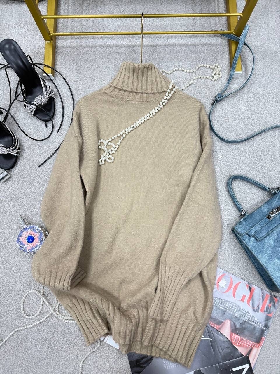 свитер,свитер синий,свитер с воротником,свитер для женщин,женские свитера