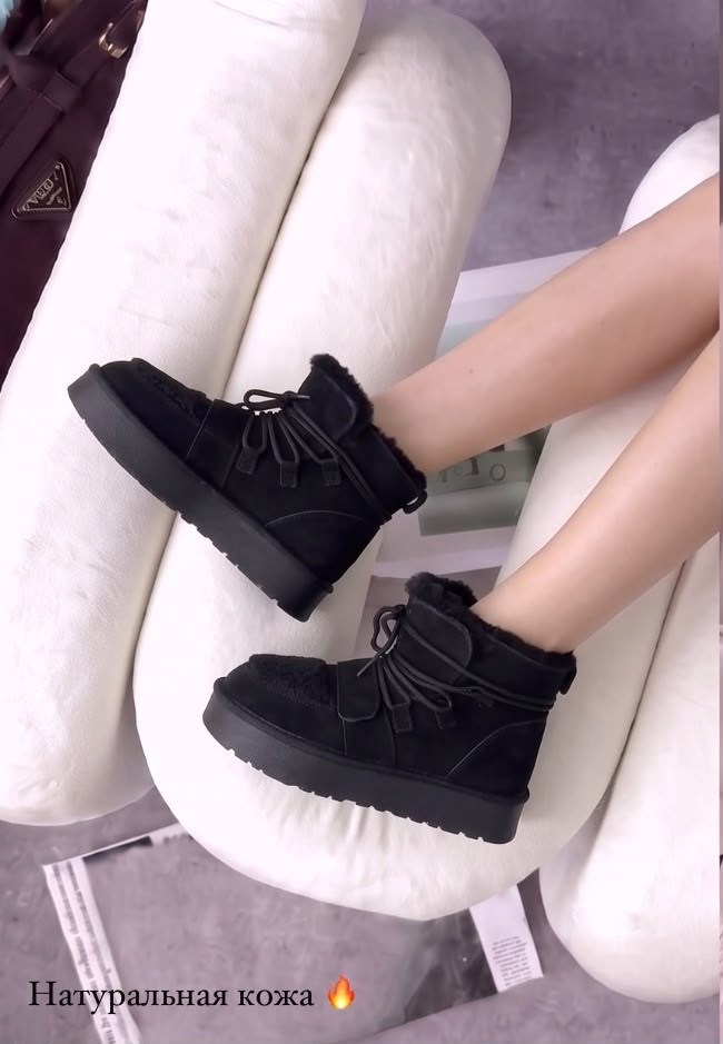 ,короткие угги зимние на платформе шнуровка emelina shop,угги женские,угги emelina shop,женские зимние угги на меху