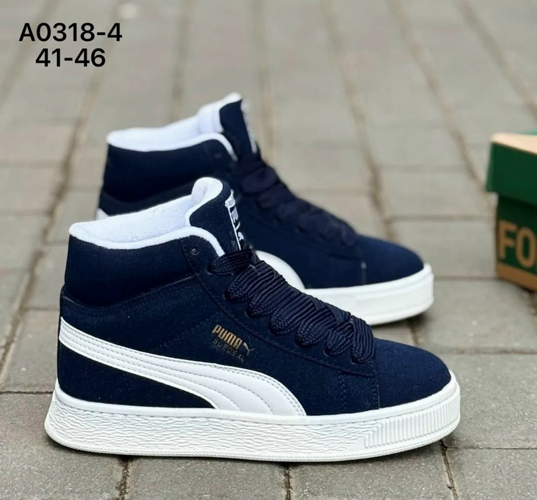 кроссовки черные мужские зимние puma suede xl,кроссовки зимние puma,кроссовки зимние puma suede "black/white",кроссовки puma,зимние мужские и женские кроссовки puma