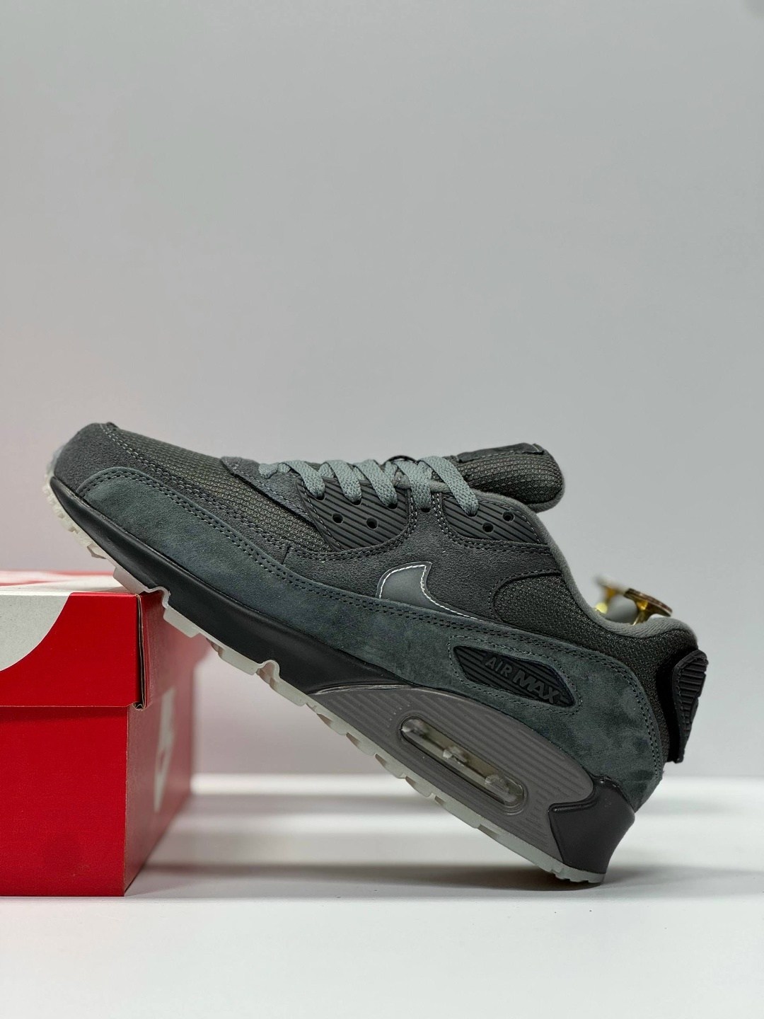кроссовки nike air max 90,мужские кроссовки nike air max 90,nike air max 90 серые,кроссовки,кроссовки nike air max 90 terrascape